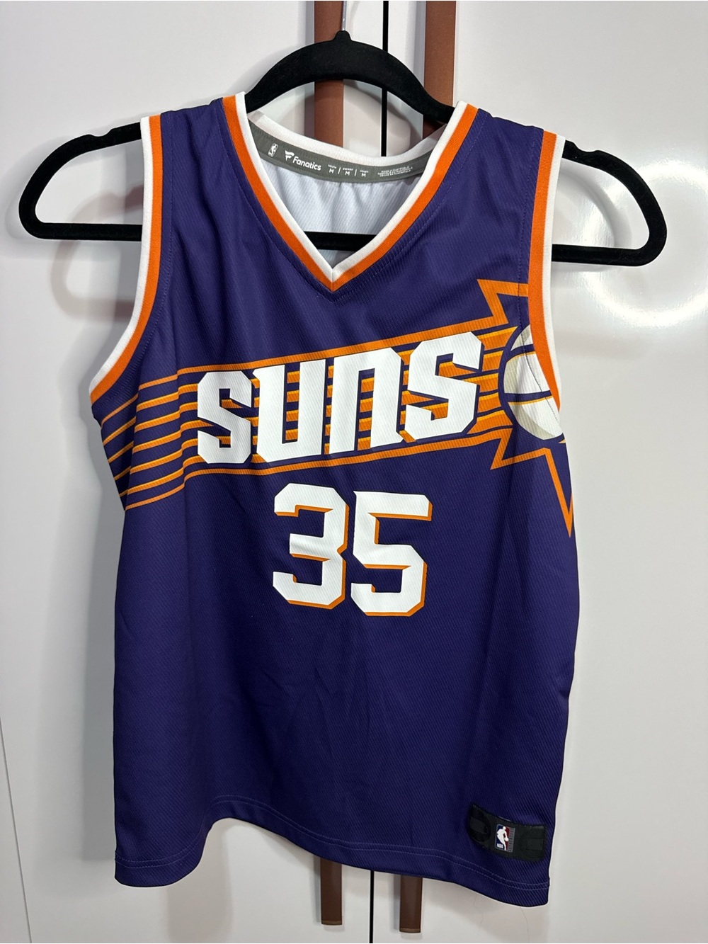 Fanatics Suns Durant #35 Youth size M Jersey